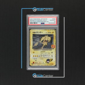 Team Rocket's Zapdos Holo 008/025 - PCP 25th Anniversary Edition (JP) - PSA 10
