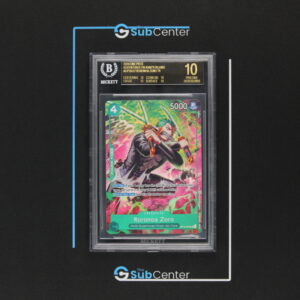 Roronoa Zoro OP13-037 - Adventures On Kami's Island - Beckett Black Label 10