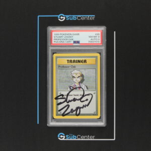 Professor Oak 88/102 (Signed Stuart Zagnit) - Base Set - PSA 8/Auto 9