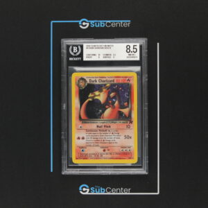 Dark Charizard Holo 4/82 (SWIRL) - Team Rocket Unlimited - BGS 8.5