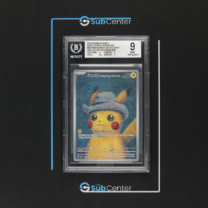 Grey Felt Hat Pikachu 085 - Black Star Promo - BGS 9