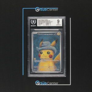 Grey Felt Hat Pikachu 085 - Black Star Promo - BGS 9