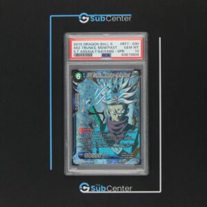 SS2 Trunks, Memories Of The Past Signature BT7-030 - S7. Assault Of The Saiyans - PSA 10 (Mis-labled)
