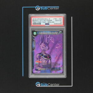 Beerus, Universe 7 Devine Vanquisher Signature TB1-030 - Tournament Of Power - PSA 10