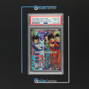 Warriors Of Universe 7, Unite As One BT20-001 - Final Top 16 Alt Art - PSA 10