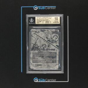 SSB Vegeta & SS Trunks Father Son Onsaught BT16-071 - 2022 Final Championship Silver Metal - BGS 10