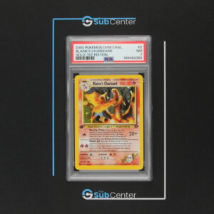 1st Ed. Blaine's Charizard 2/132 - Gym Challenge - PSA 7