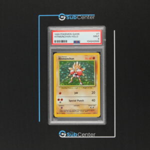 Hitmonchan Holo 7/102 - Base Set - PSA 9