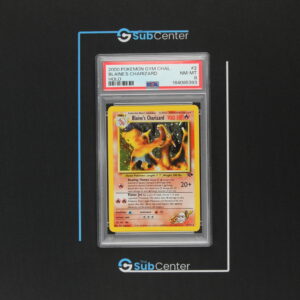 Blaine's Charizard Holo 2/132 - Gym Challenge - PSA 8